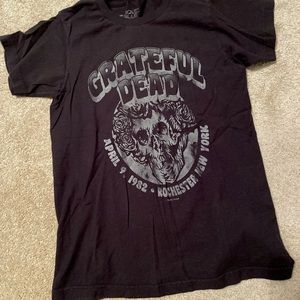 Grateful Dead concert tshirt Rochester New York NY, Liquid Blue, Small, Black